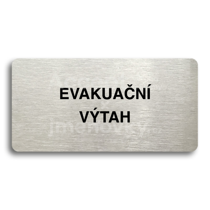 Piktogram "EVAKUAN VTAH" (160 x 80 mm)