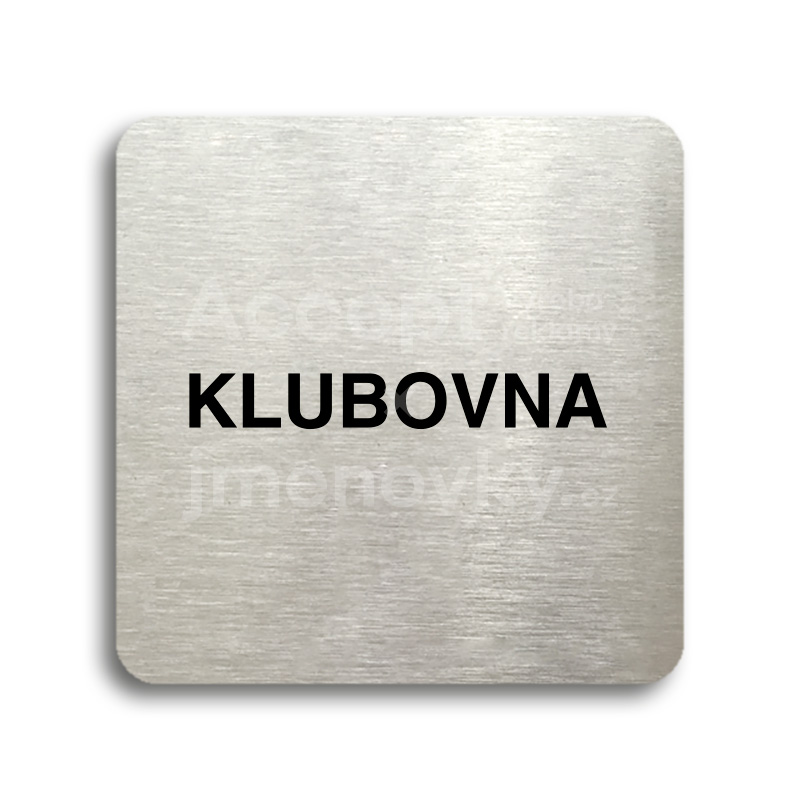 Piktogram "klubovna" (80 x 80 mm)