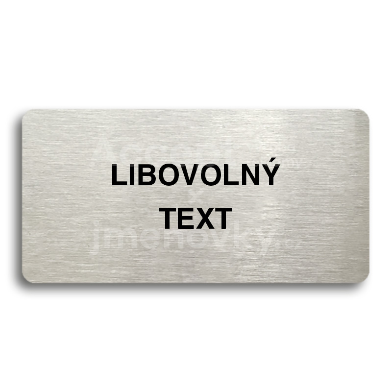 Piktogram "LIBOVOLN TEXT" (160 x 80 mm)