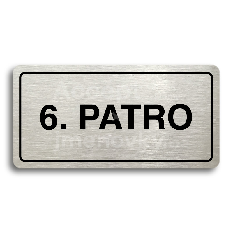 Piktogram "6. PATRO" (160 x 80 mm)