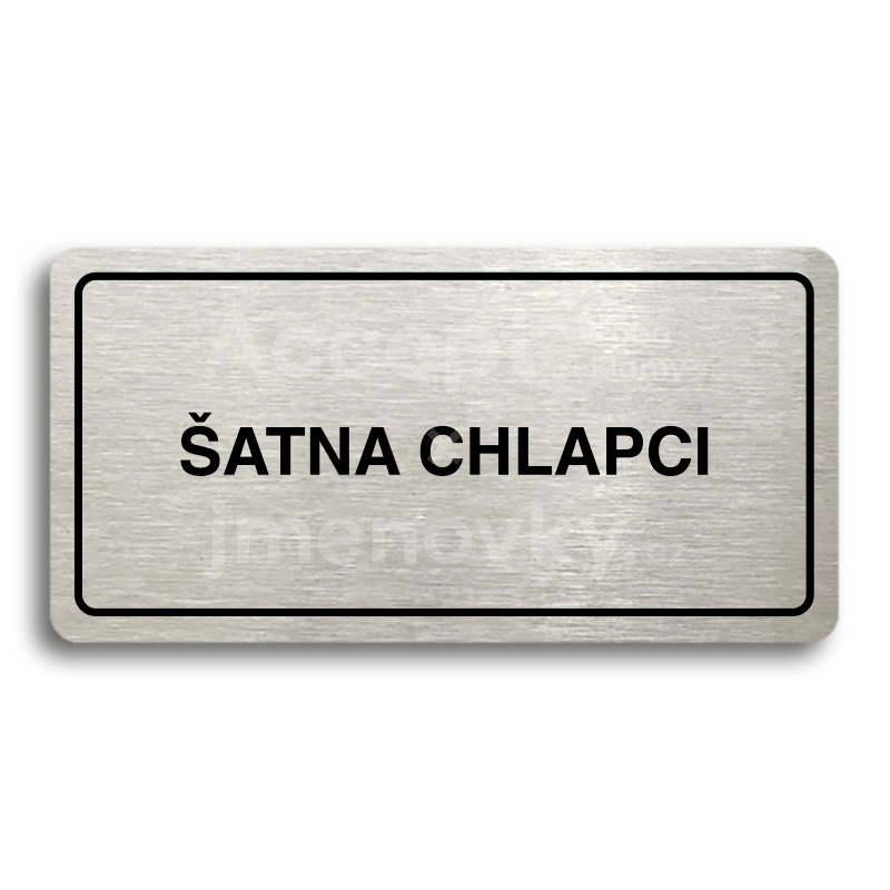 Piktogram "ATNA CHLAPCI" (160 x 80 mm)