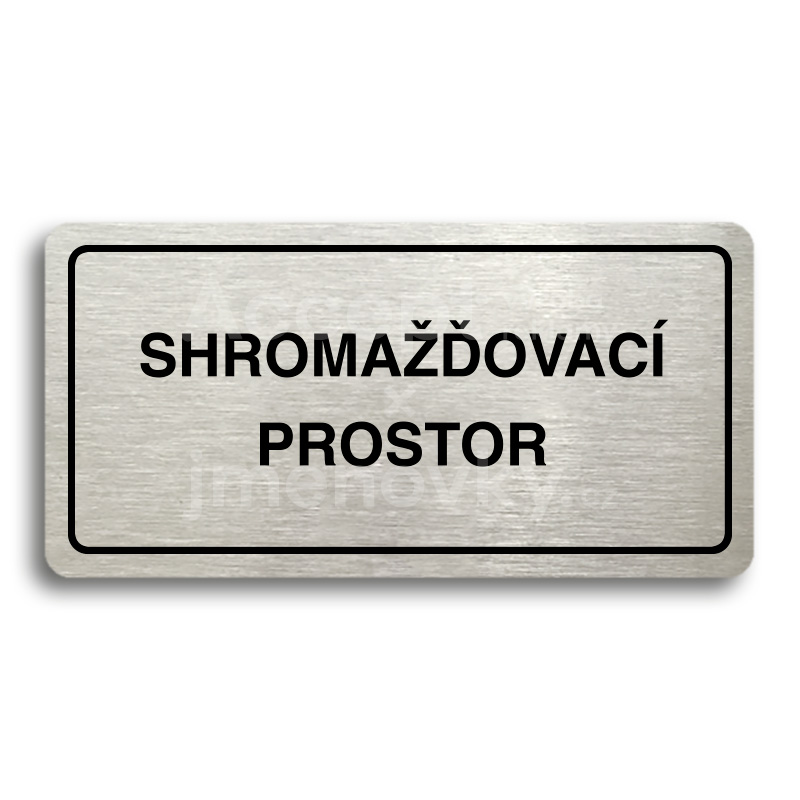 Piktogram "SHROMAOVAC PROSTOR" (160 x 80 mm)
