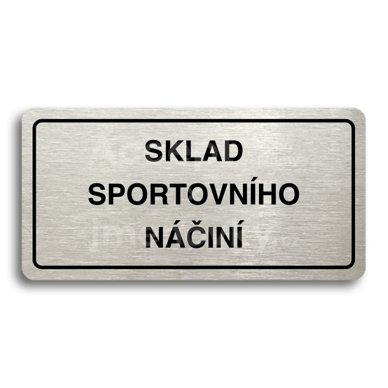 Piktogram "SKLAD SPORTOVNHO NIN" (160 x 80 mm)