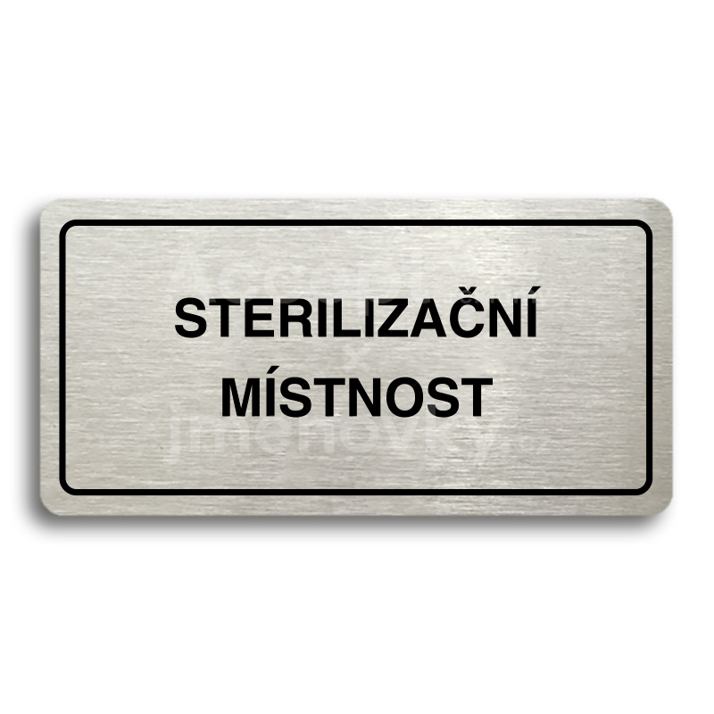 Piktogram "STERILIZAN MSTNOST" (160 x 80 mm)