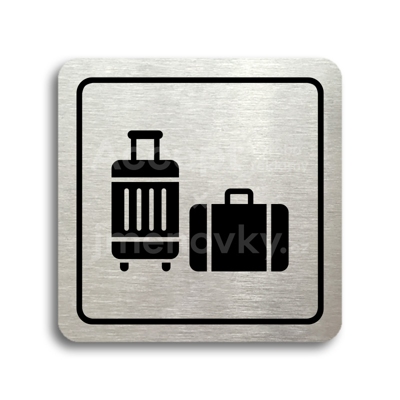 Piktogram "schovna zavazadel III" (80 x 80 mm)
