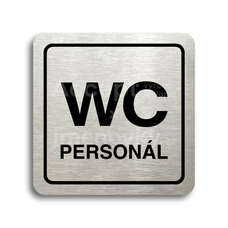 Piktogram "WC personl" (80 x 80 mm)
