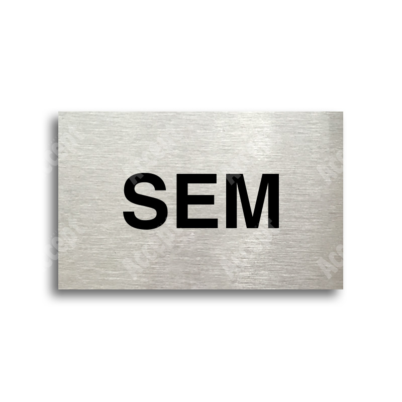 Tabulka SEM - TAM - typ 11 (80 x 50 mm) bez rmeku
