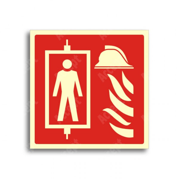 únikové a protipožární značení - Požární výtah