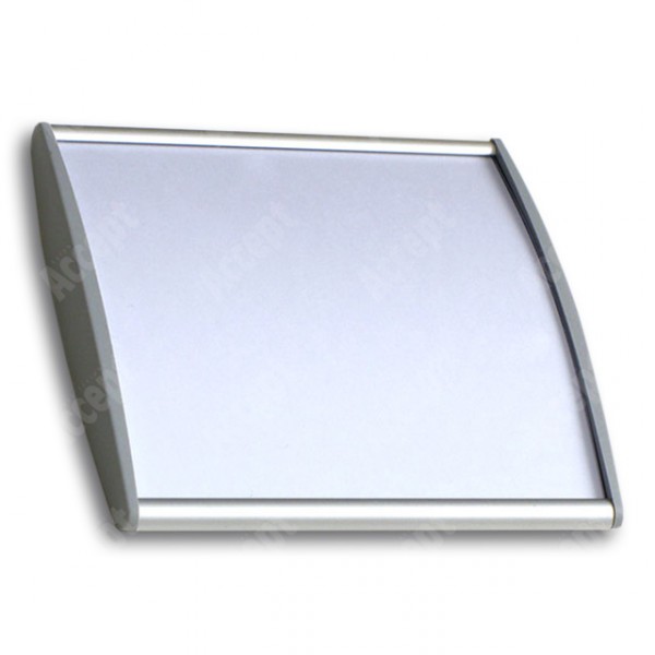 ACCEPT Dveřní tabulka Horizon (stříbrná) - rozměr 74 x 74 mm