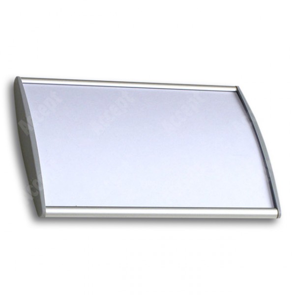 ACCEPT Dveřní tabulka Horizon (stříbrná) - rozměr 105 x 74 mm