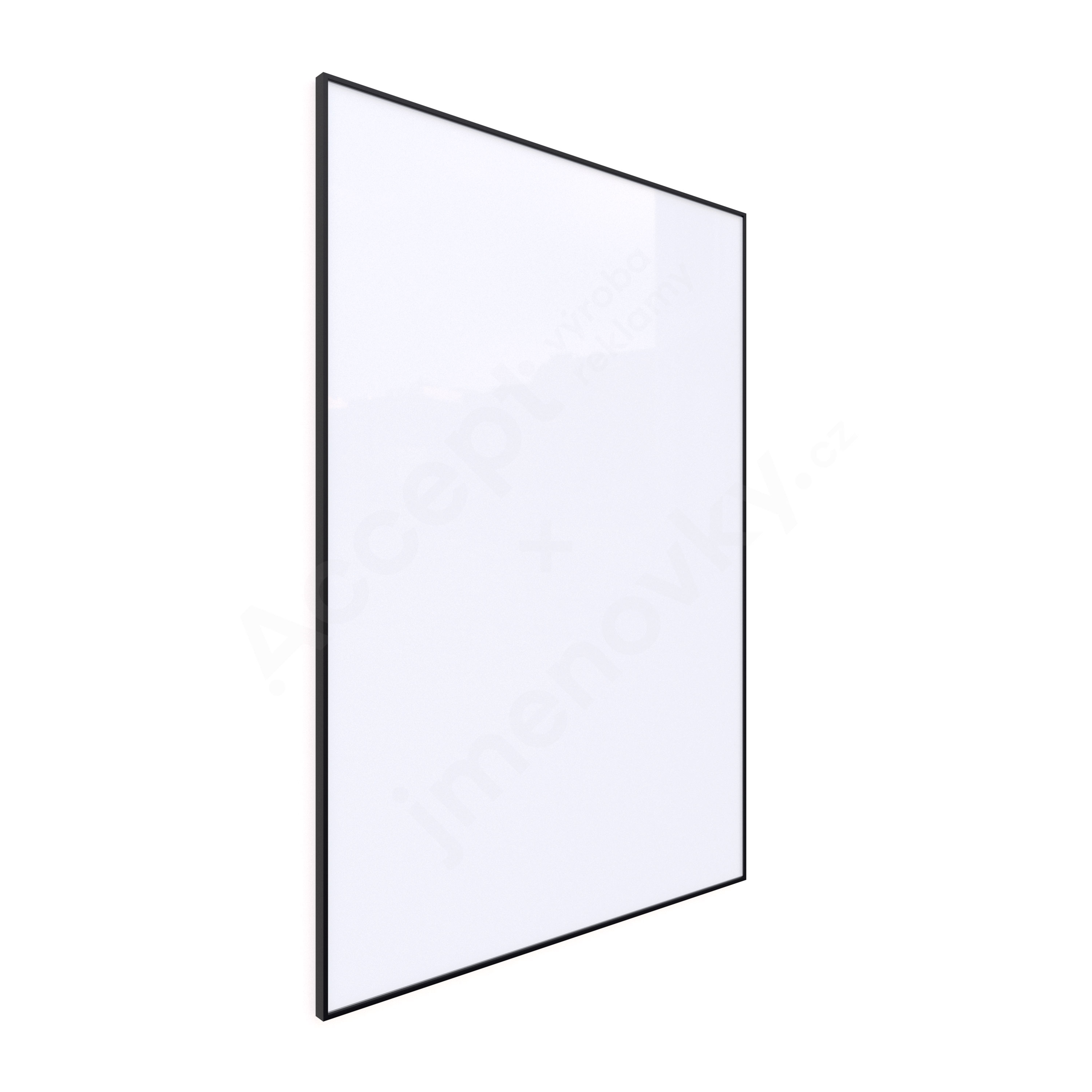 Dveřní tabulka Plato X (černá, 297 x 420 mm)