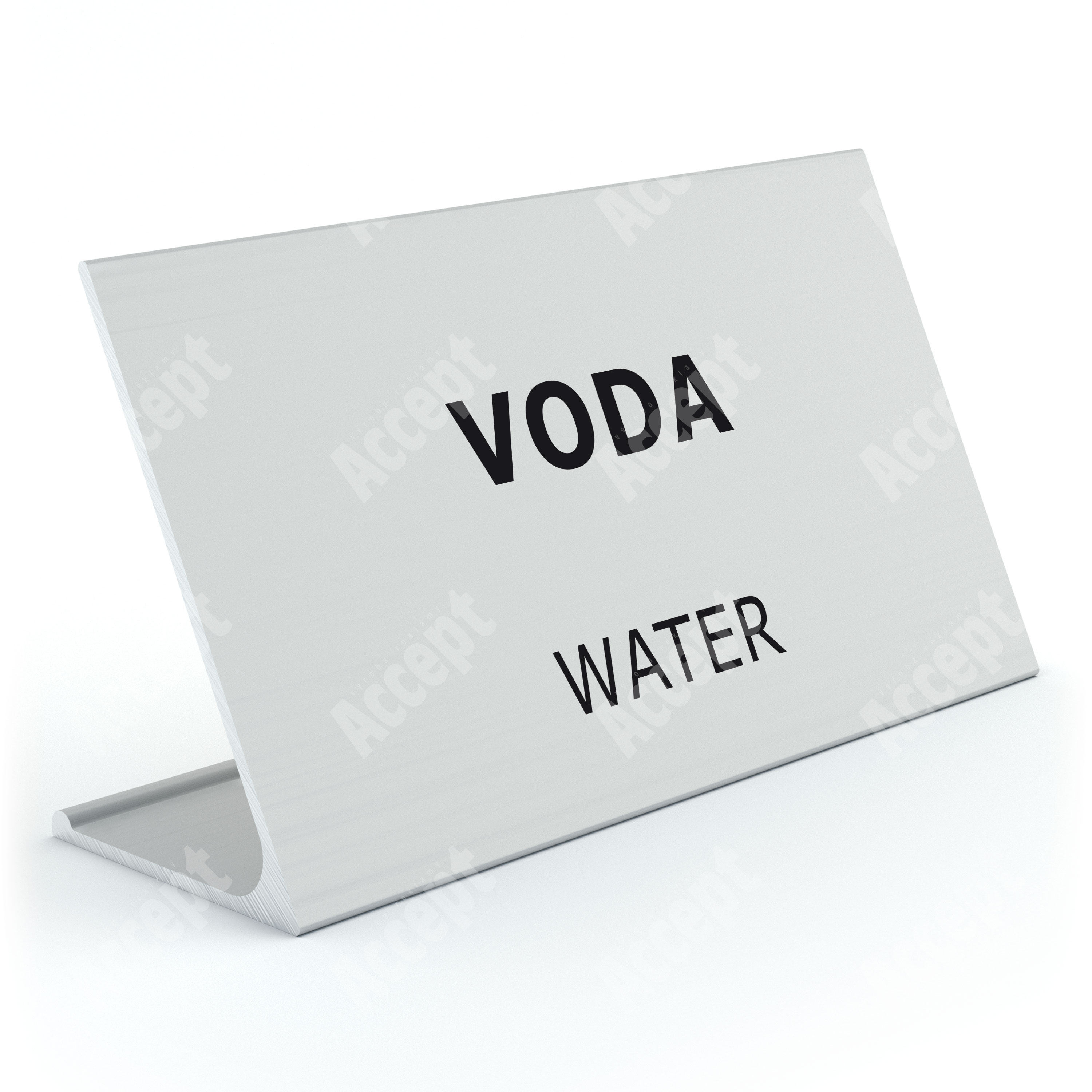 Informační stojánek D-62 "VODA, WATER"