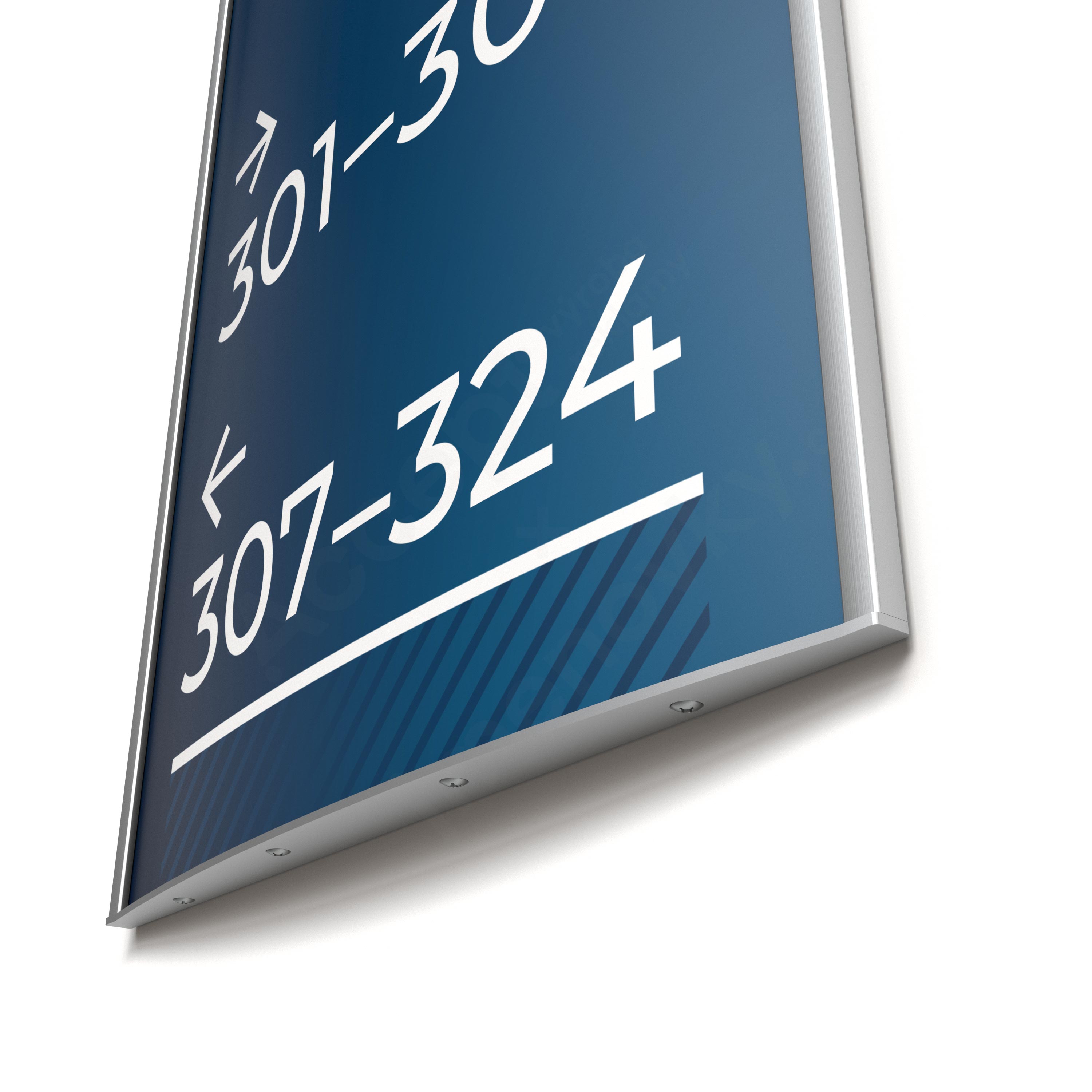 orientační tabule Klassik UNI A2 (420 x 594 mm) - detail
