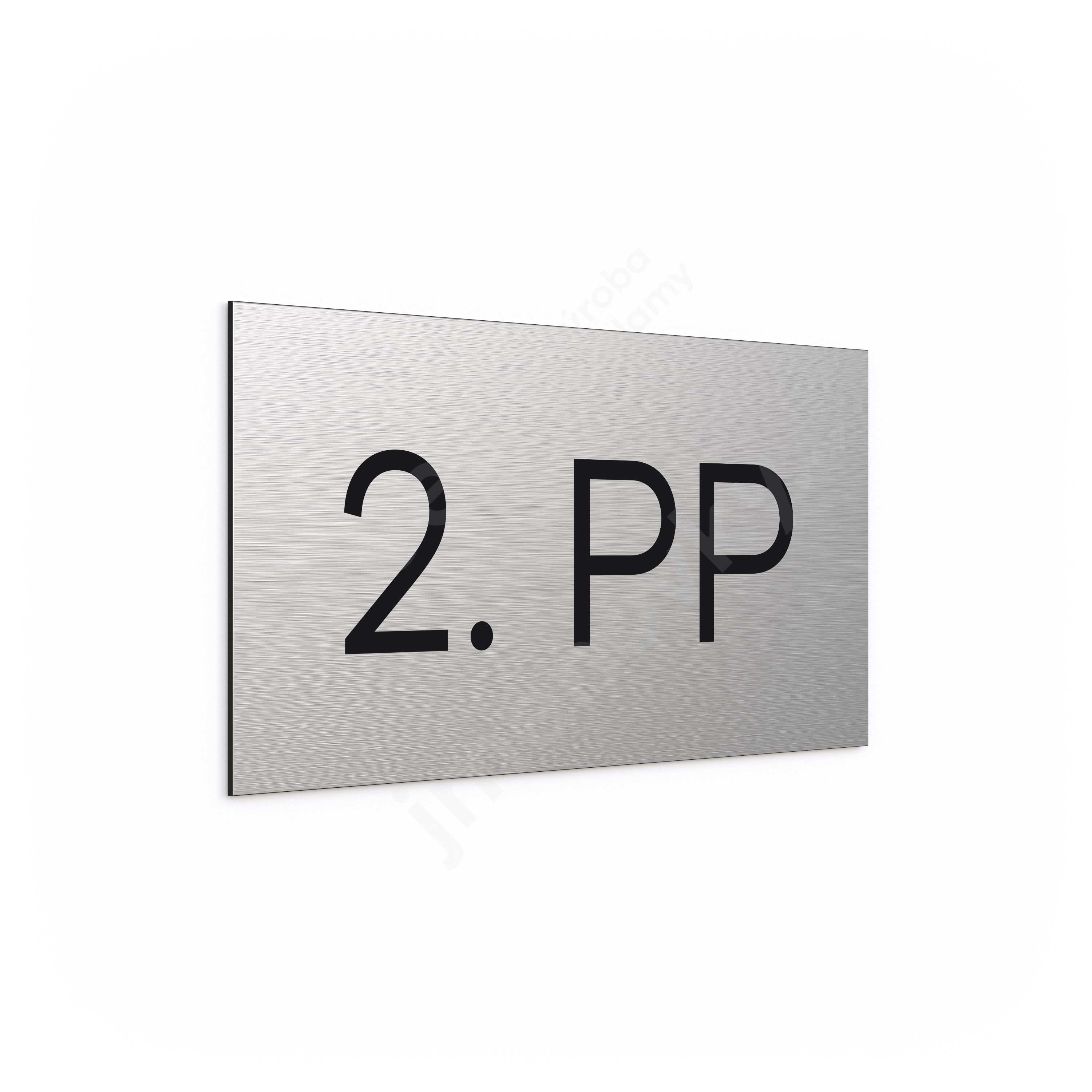Označení podlaží "2. PP" (300 x 150 mm)