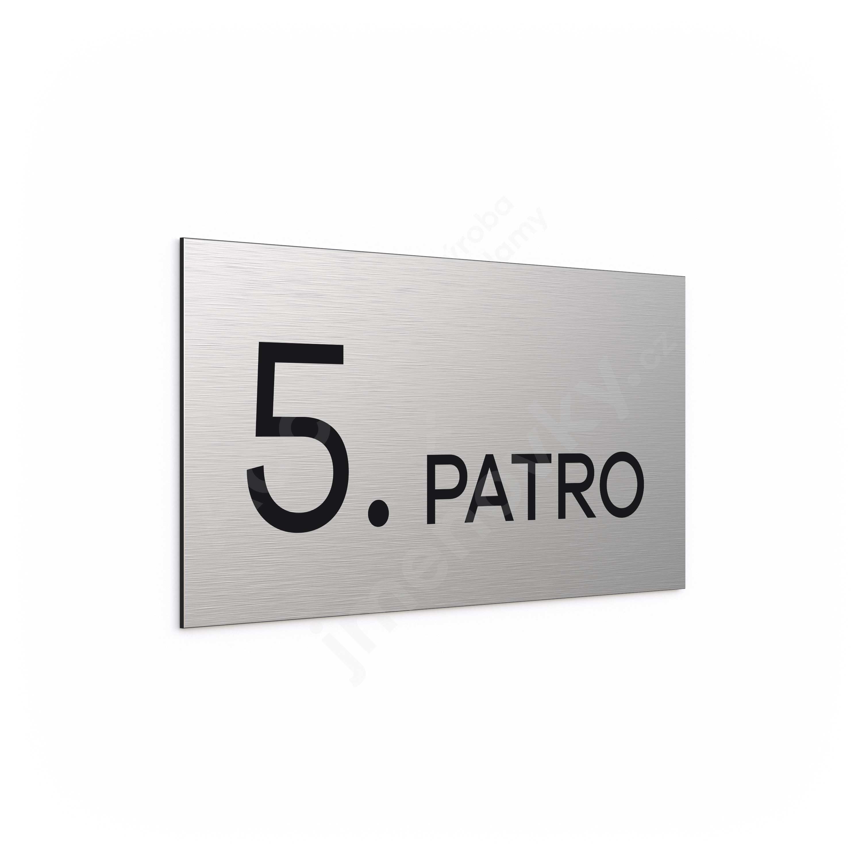 Označení podlaží "5. PATRO" (300 x 150 mm)