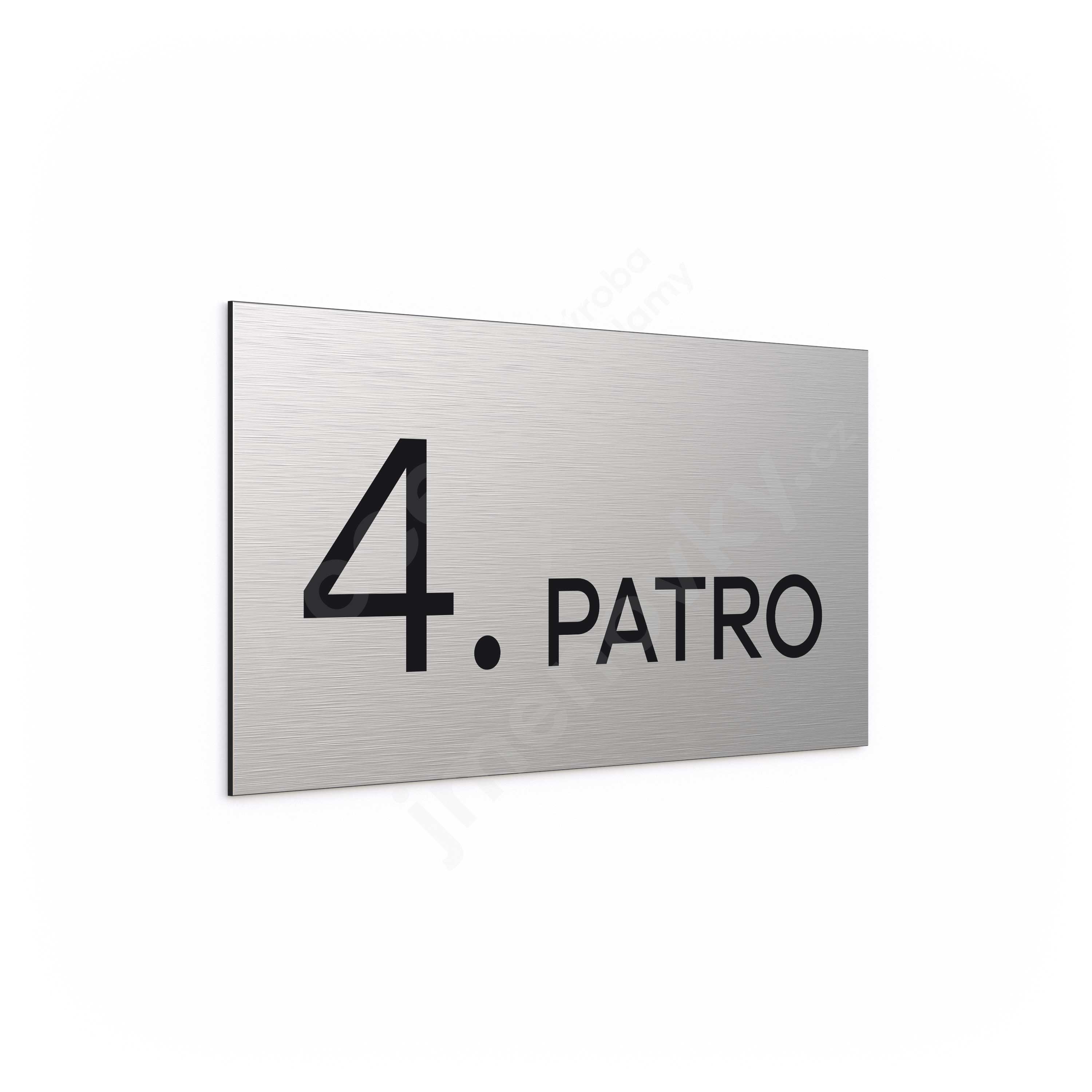 Označení podlaží "4. PATRO" (300 x 150 mm)