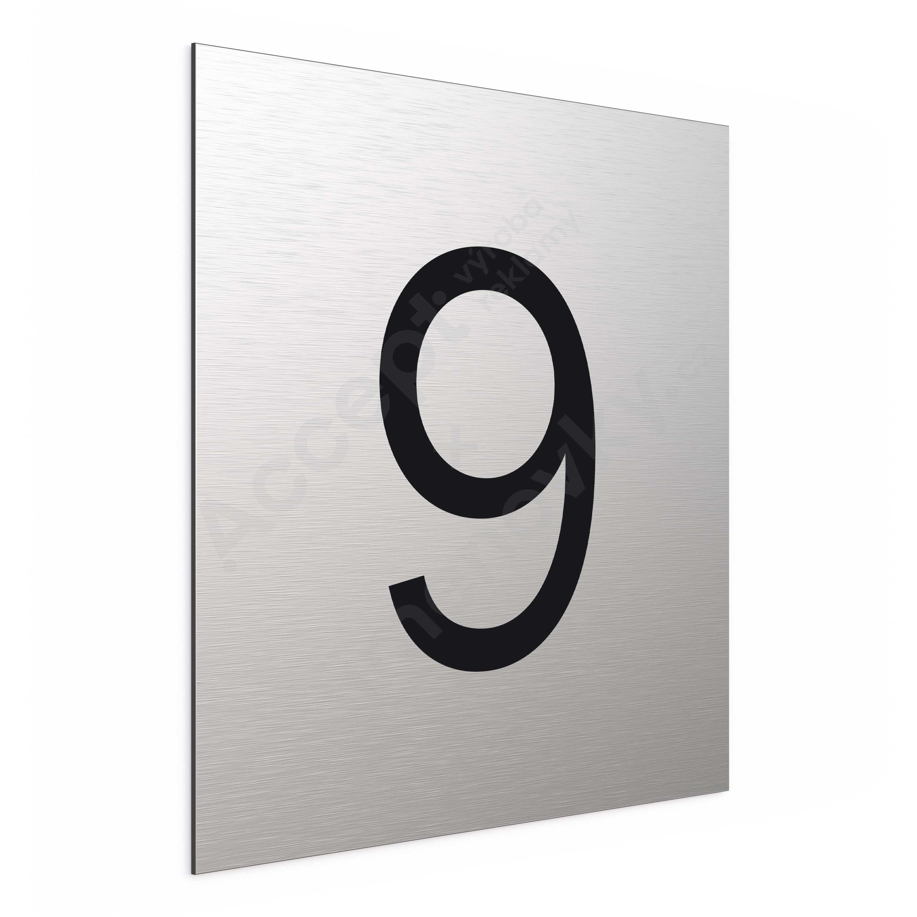 Označení podlaží - číslo "9" (300 x 300 mm)