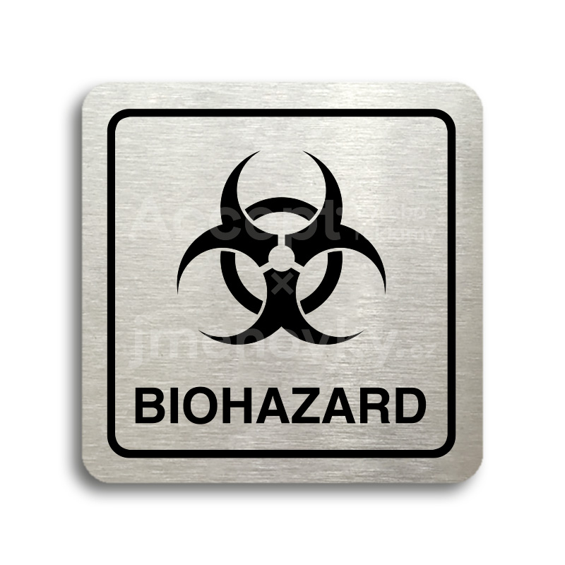 Piktogram "biohazard II" (80 x 80 mm)
