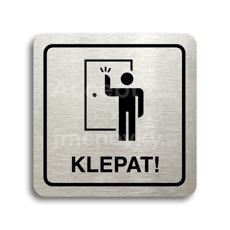 Piktogram "klepat! II" (80 x 80 mm)
