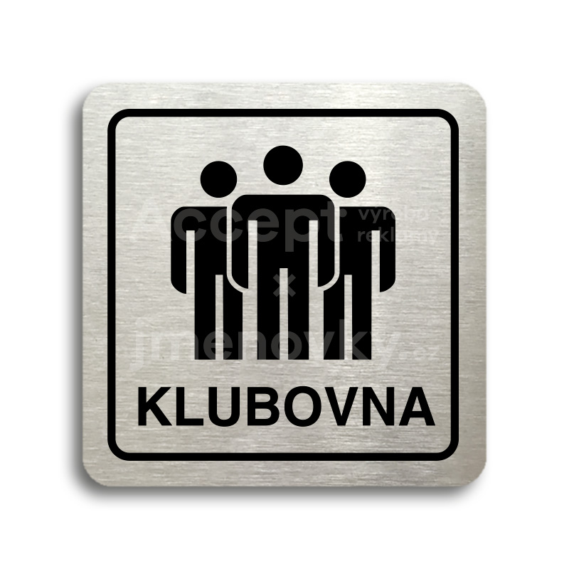 Piktogram "klubovna II" (80 x 80 mm)