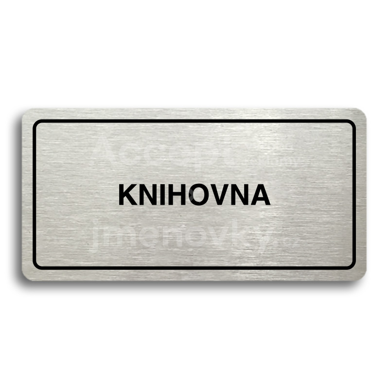 Piktogram "KNIHOVNA" (160 x 80 mm)