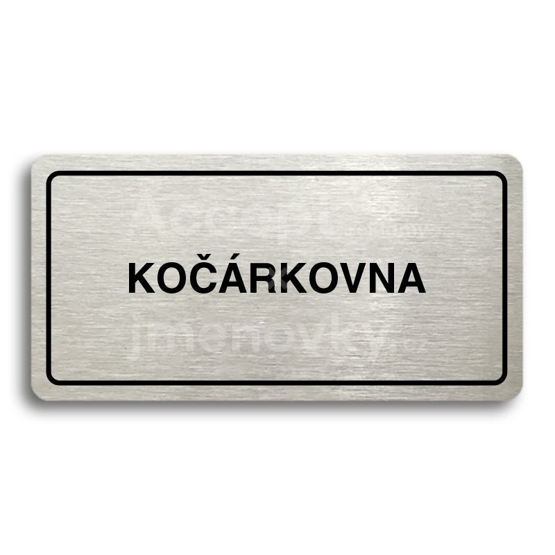 Piktogram "KOČÁRKOVNA" (160 x 80 mm)