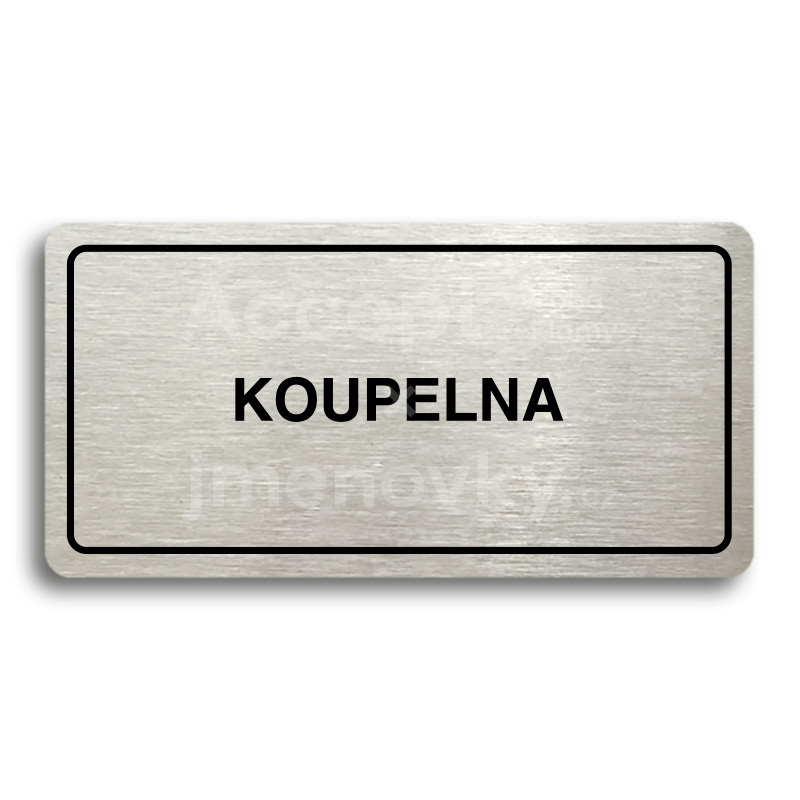 Piktogram "KOUPELNA" (160 x 80 mm)