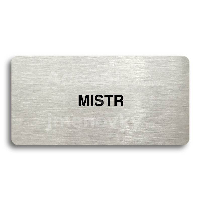 Piktogram "MISTR" (160 x 80 mm)