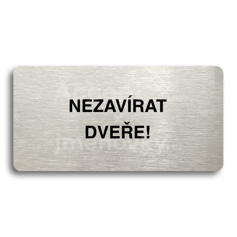 Piktogram "NEZAVRAT DVEE" (160 x 80 mm)