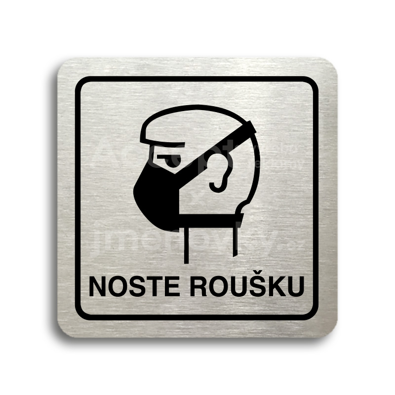 Piktogram "noste rouku II" (80 x 80 mm)