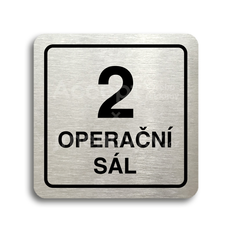 Piktogram "2 operan sl" (80 x 80 mm)