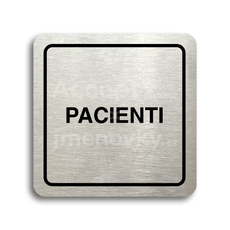 Piktogram "pacienti" (80 x 80 mm)