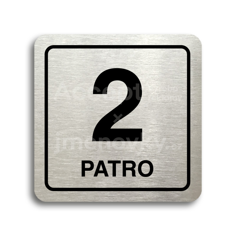 Piktogram "2 patro" (80 x 80 mm)