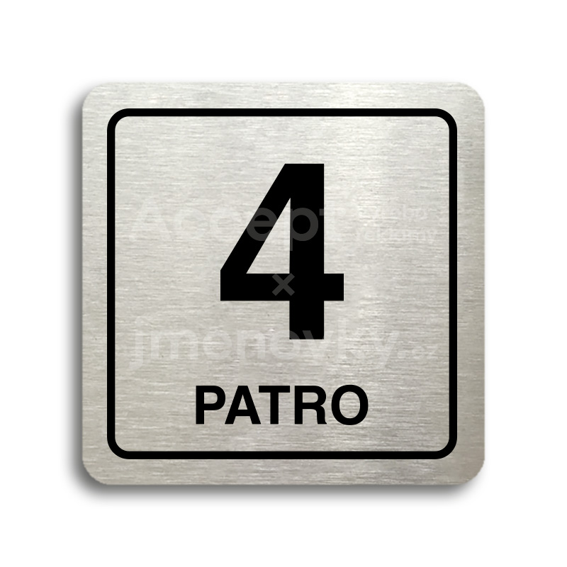 Piktogram "4 patro" (80 x 80 mm)