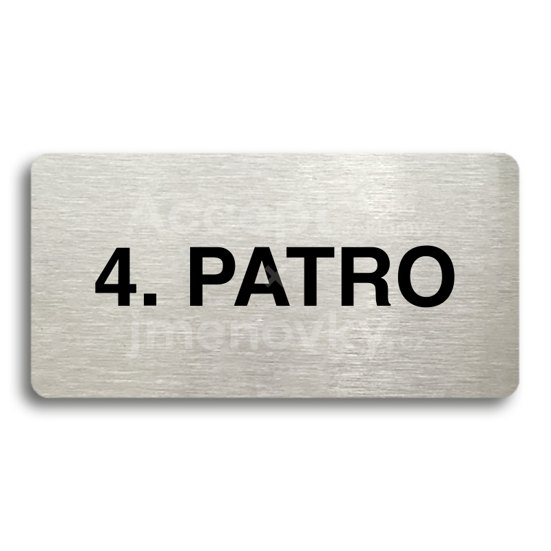 Piktogram "4. PATRO" (160 × 80 mm)