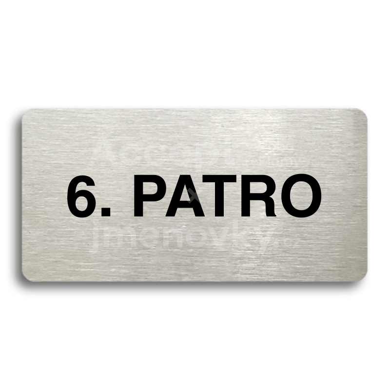 Piktogram "6. PATRO" (160 × 80 mm)