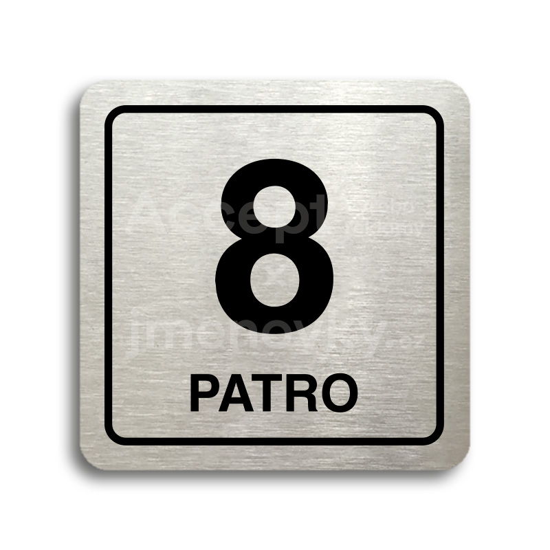 Piktogram "8 patro" (80 x 80 mm)