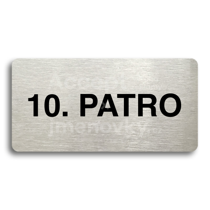 Piktogram "10. PATRO" (160 × 80 mm)