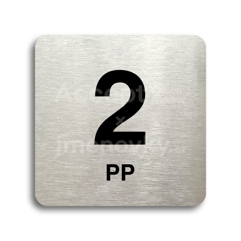 Piktogram "2 PP" (80 x 80 mm)