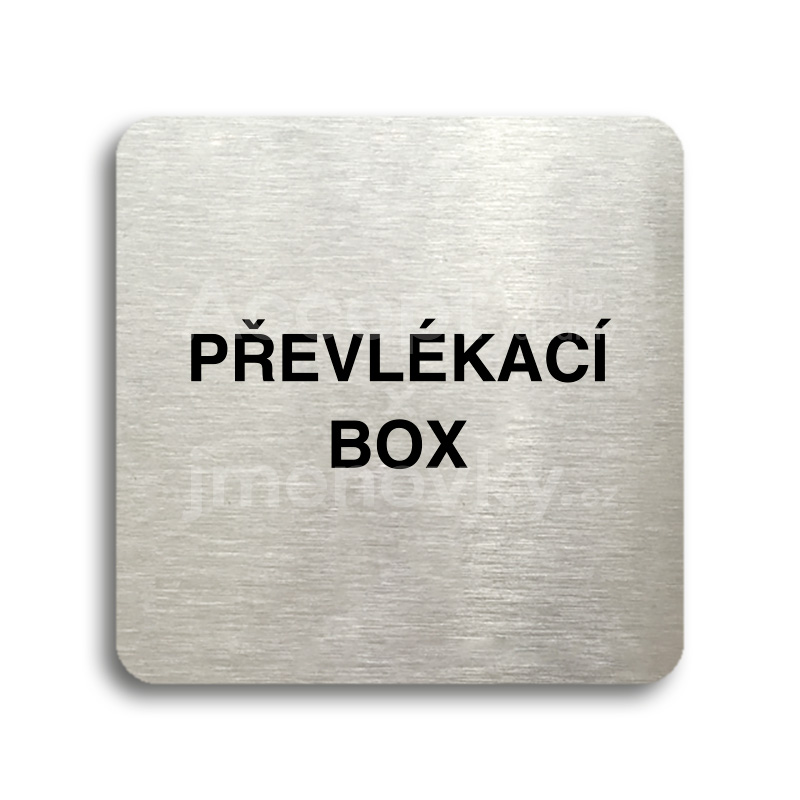 Piktogram "převlékací box" (80 x 80 mm)