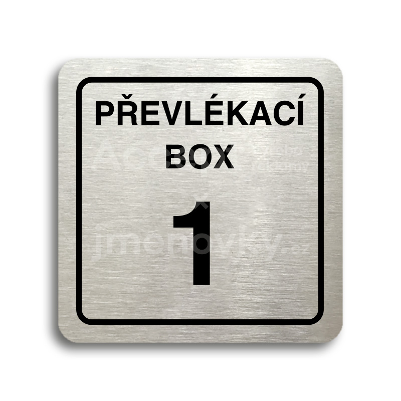 Piktogram "pevlkac box X" (80 x 80 mm)