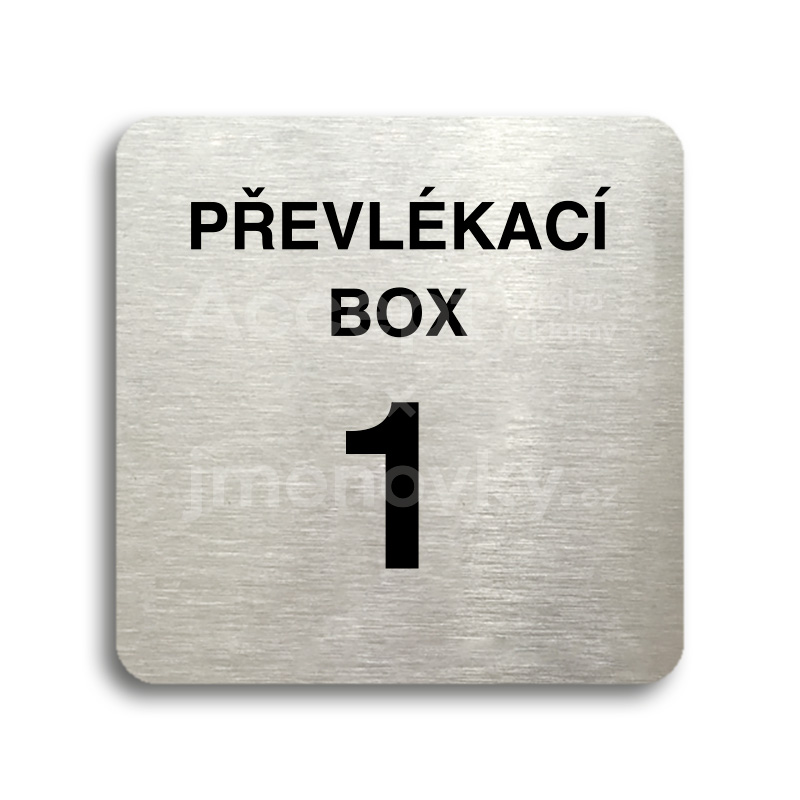 Piktogram "pevlkac box X" (80 x 80 mm)