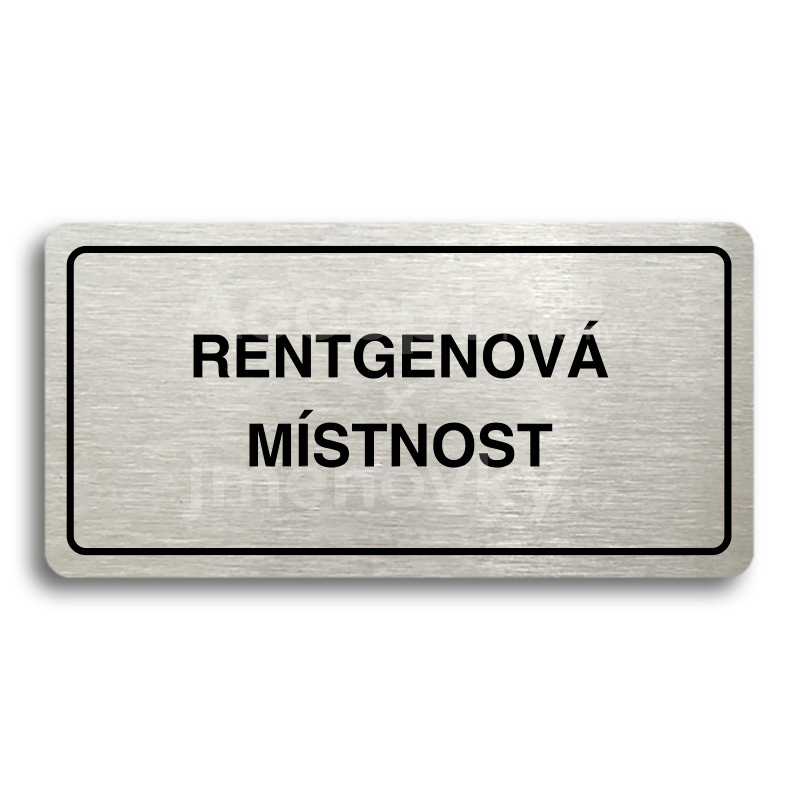 Piktogram "RENTGENOV MSTNOST" (160 x 80 mm)