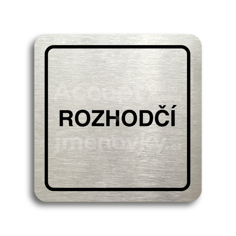 Piktogram "rozhod" (80 x 80 mm)
