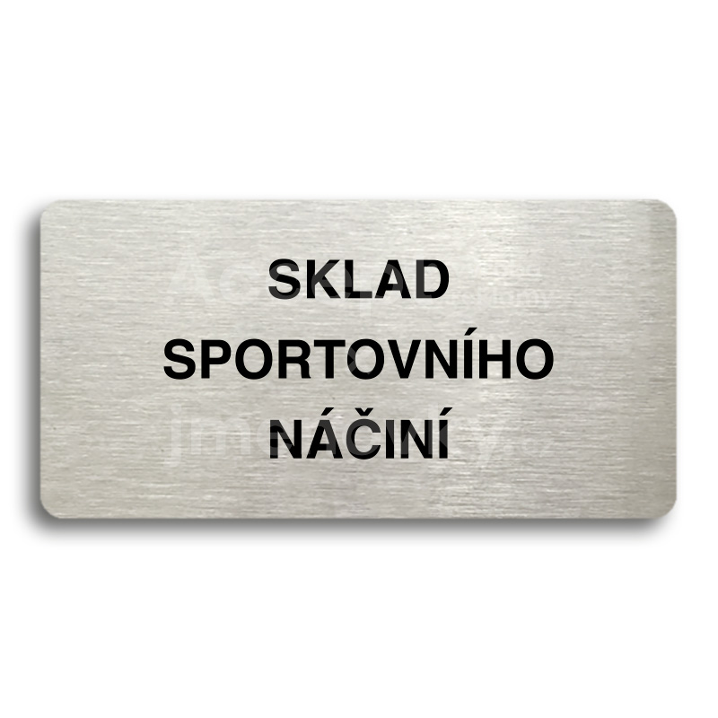 Piktogram "SKLAD SPORTOVNHO NIN" (160 x 80 mm)