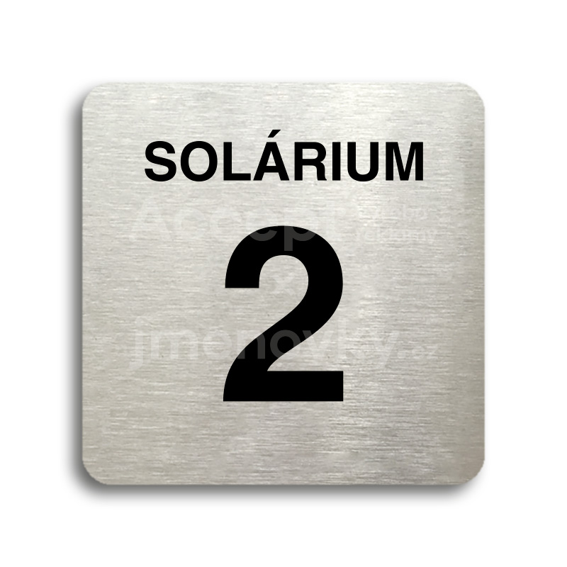 Piktogram "solrium 2" (80 x 80 mm)