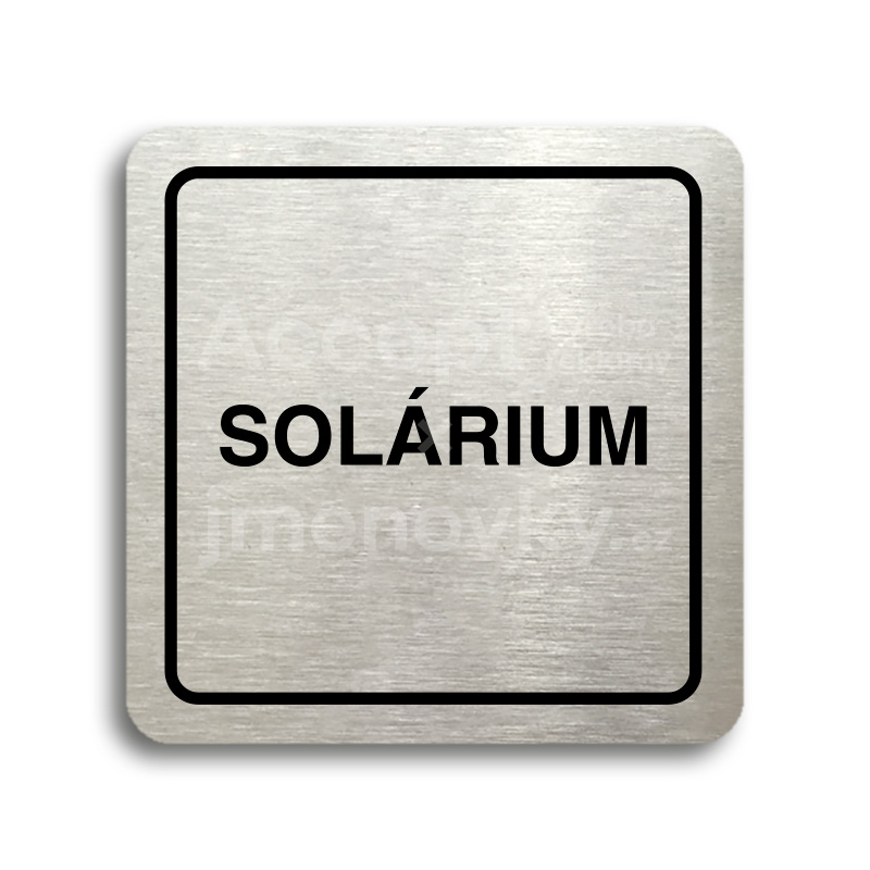 Piktogram "solrium III" (80 x 80 mm)
