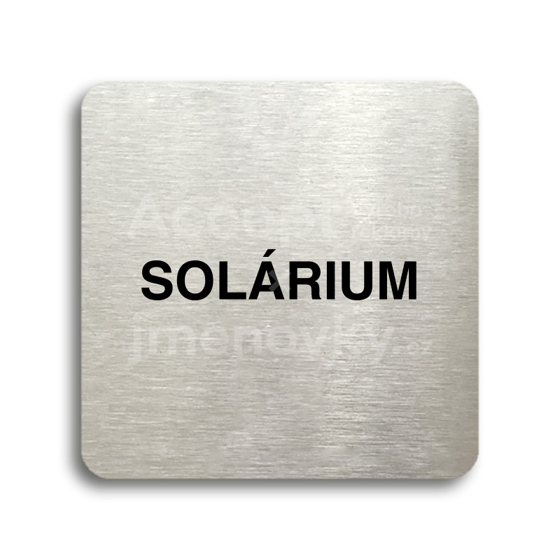 Piktogram "solrium III" (80 x 80 mm)