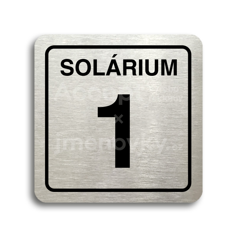 Piktogram "solrium 1" (80 x 80 mm)