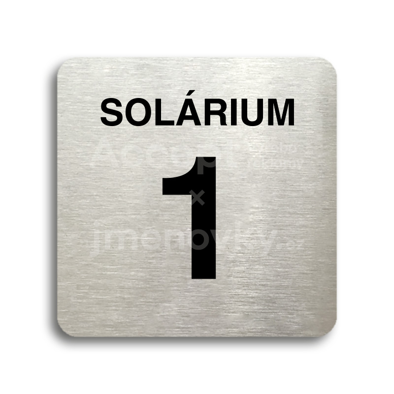 Piktogram "solrium 1" (80 x 80 mm)
